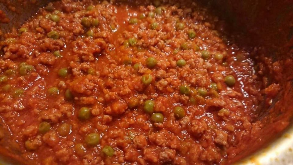 ragù alla siciliana (con piselli)