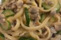 Linguine con vongole e zucchine