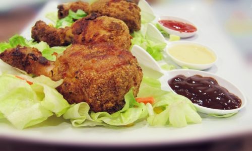 Pollo fritto cotto al forno Pollo fritto cotto al forno