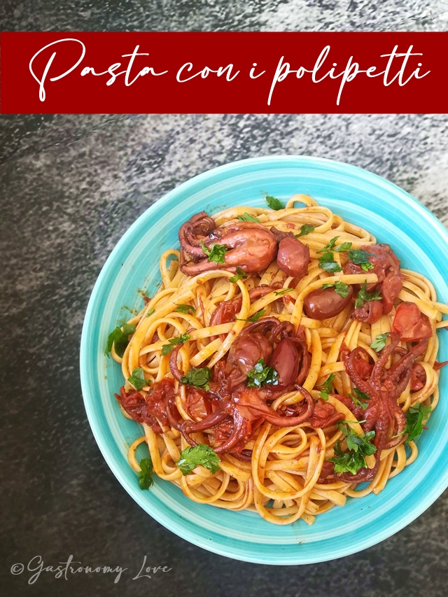 Linguine con il sugo dei polipetti