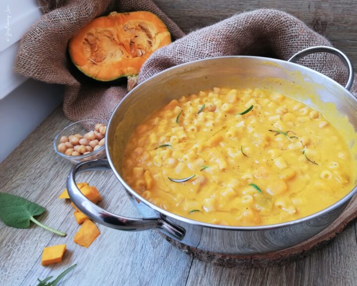 Pasta ceci e zucca cremosissima e super golosa