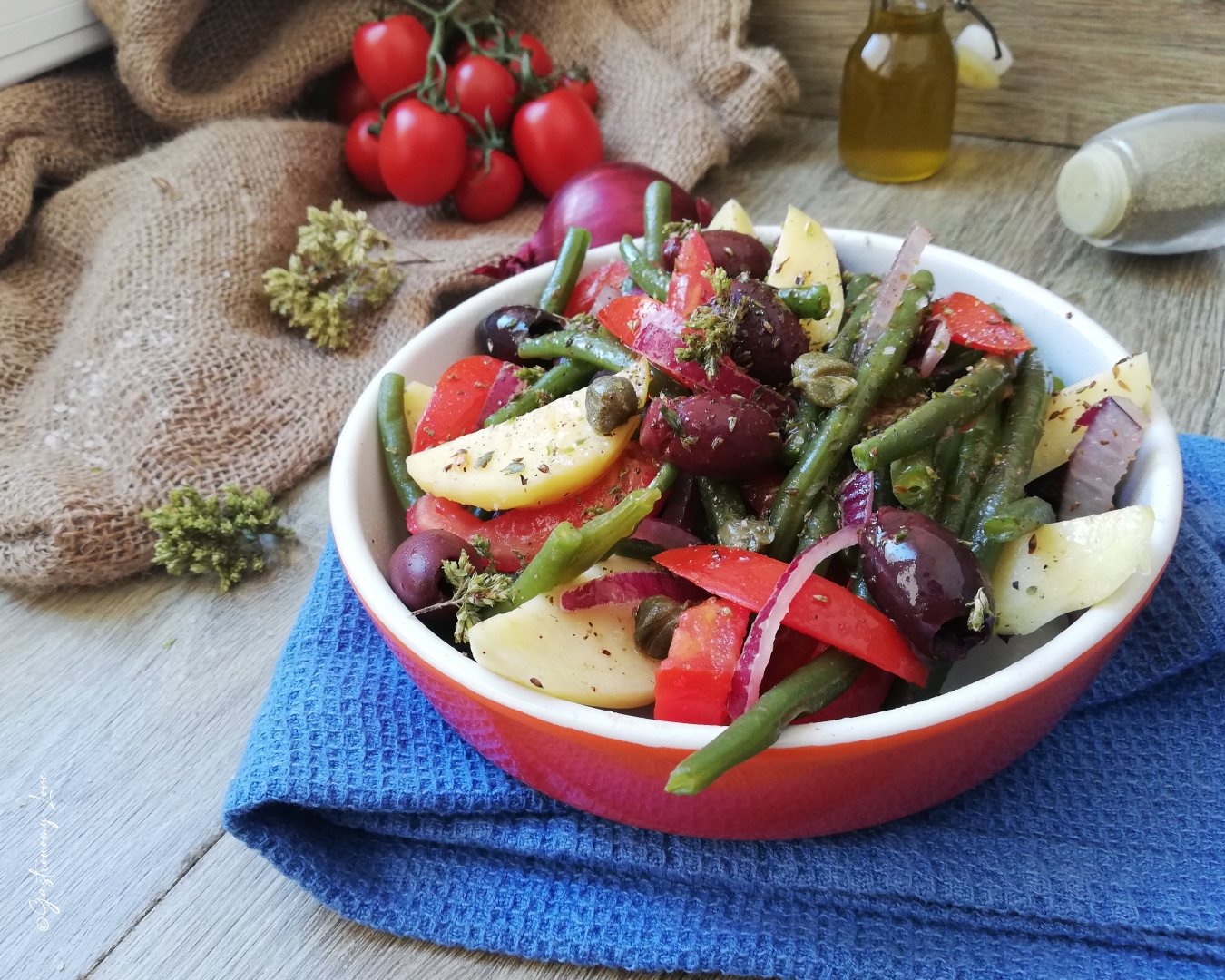 Insalata pantesca con fagiolini: insalata di patate alla siciliana ...