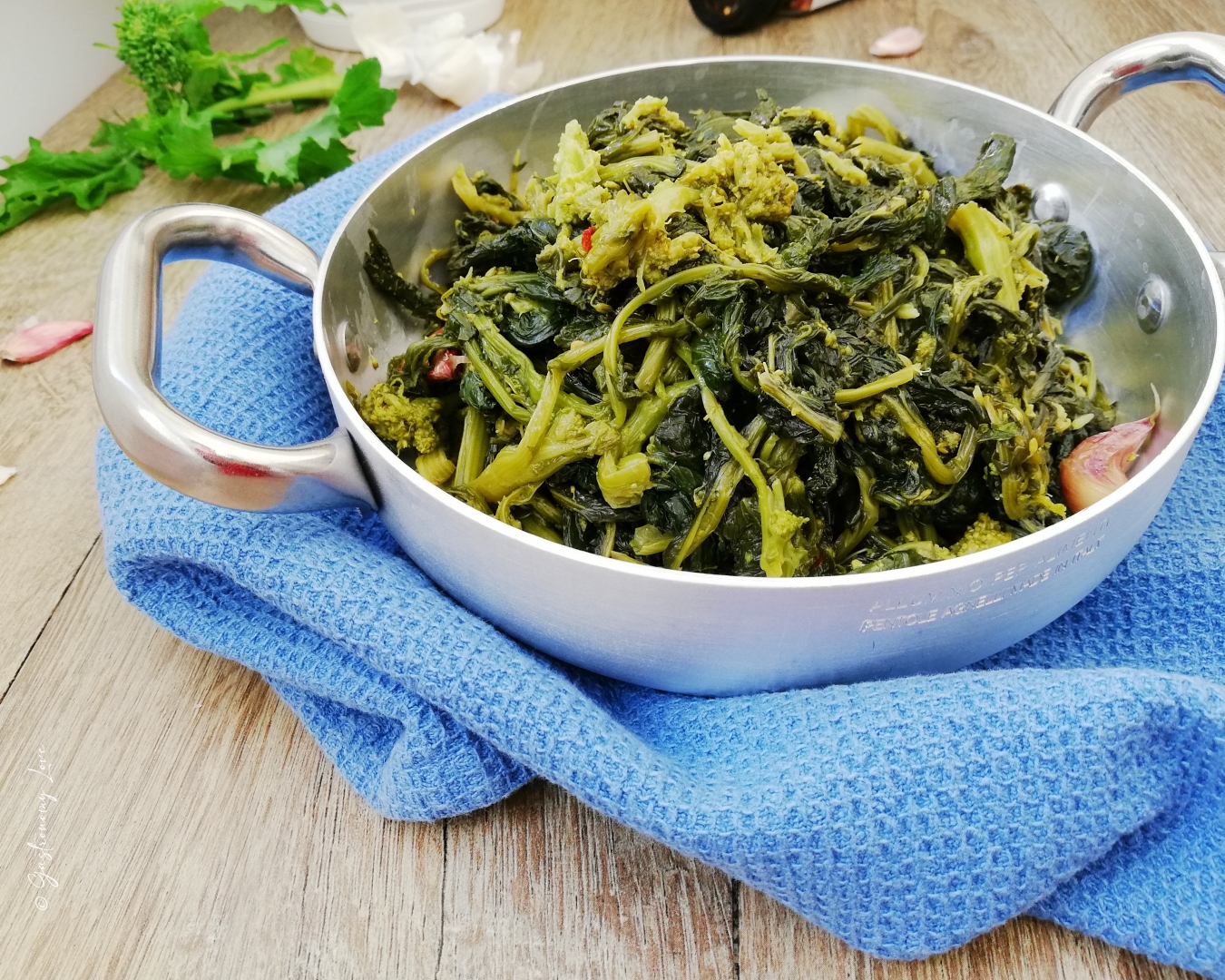 Cime di rapa in padella
