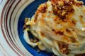Spaghetti saporiti con crema di cavolfiore