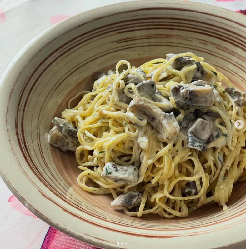 Tagliolini panna e funghi