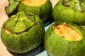 Zucchine tonde ripiene (ricetta vegetariana)