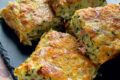 Brownies salati alle zucchine