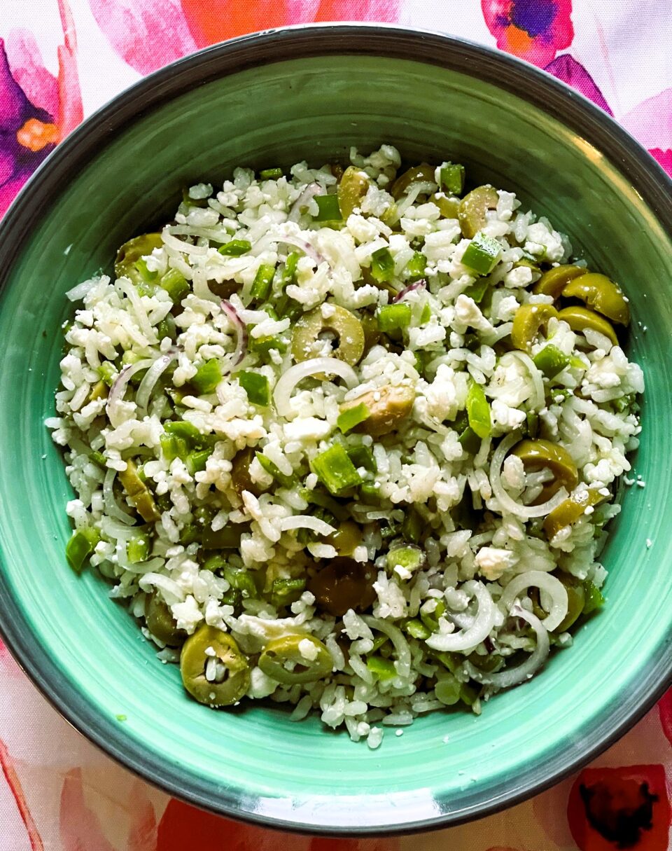 Insalata di riso alla greca