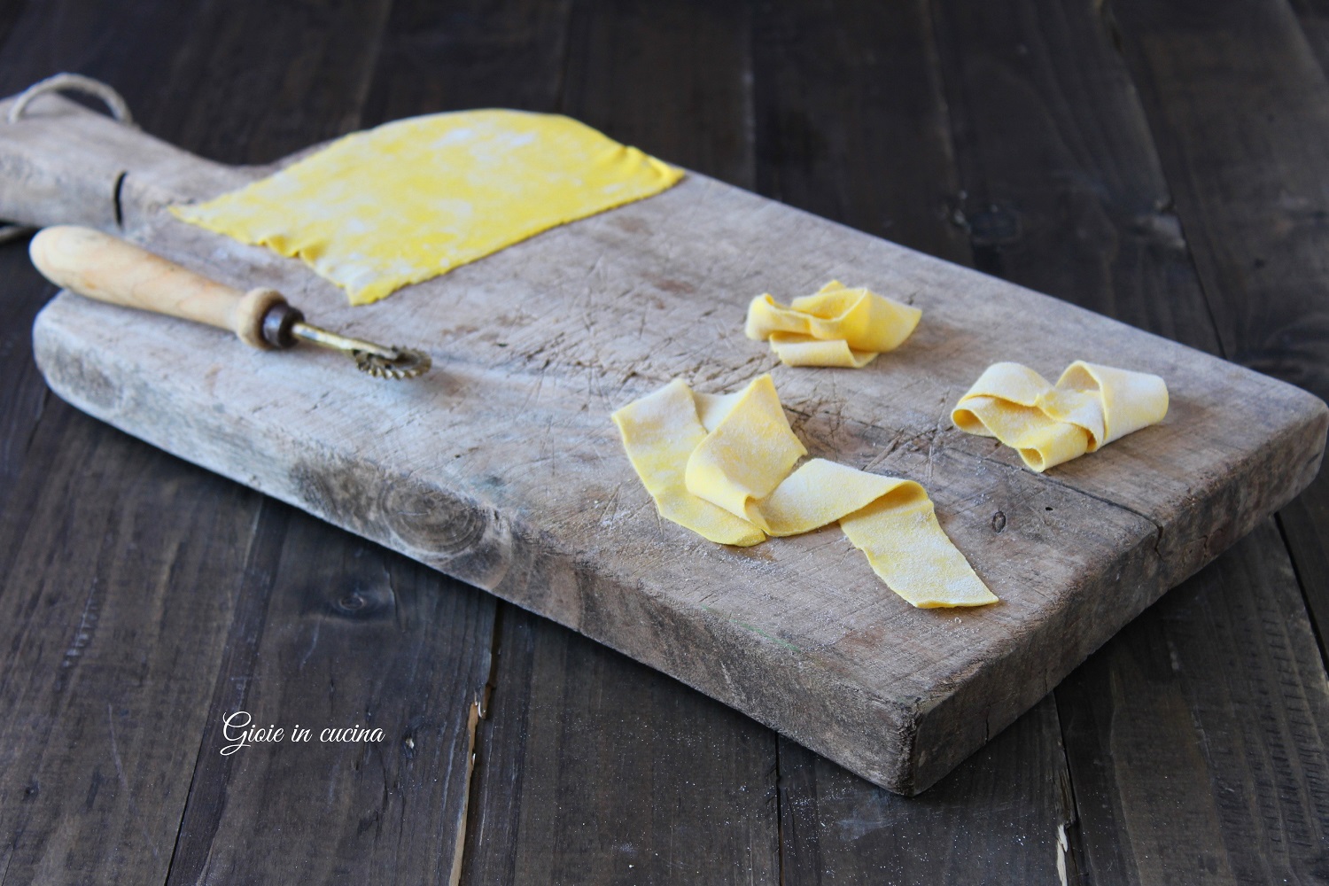 Pasta fresca vegana Gioie In Cucina