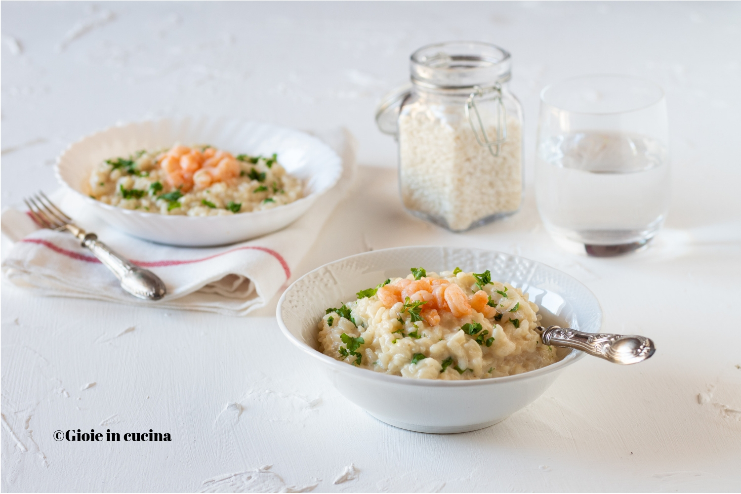 Risotto con gamberetti e mascarpone - Gioie In Cucina