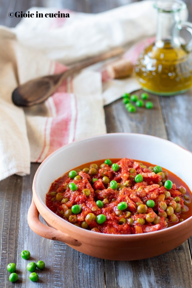 Sugo con piselli e pancetta - Gioie In Cucina