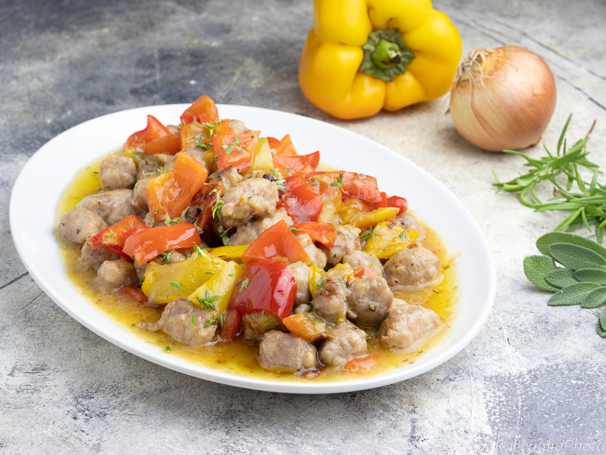 Polpette di salsiccia e peperoni - In cucina con amore