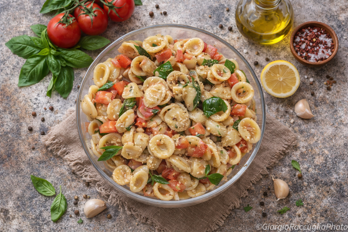 Pasta fredda con pesto alla trapanese - In cucina con amore