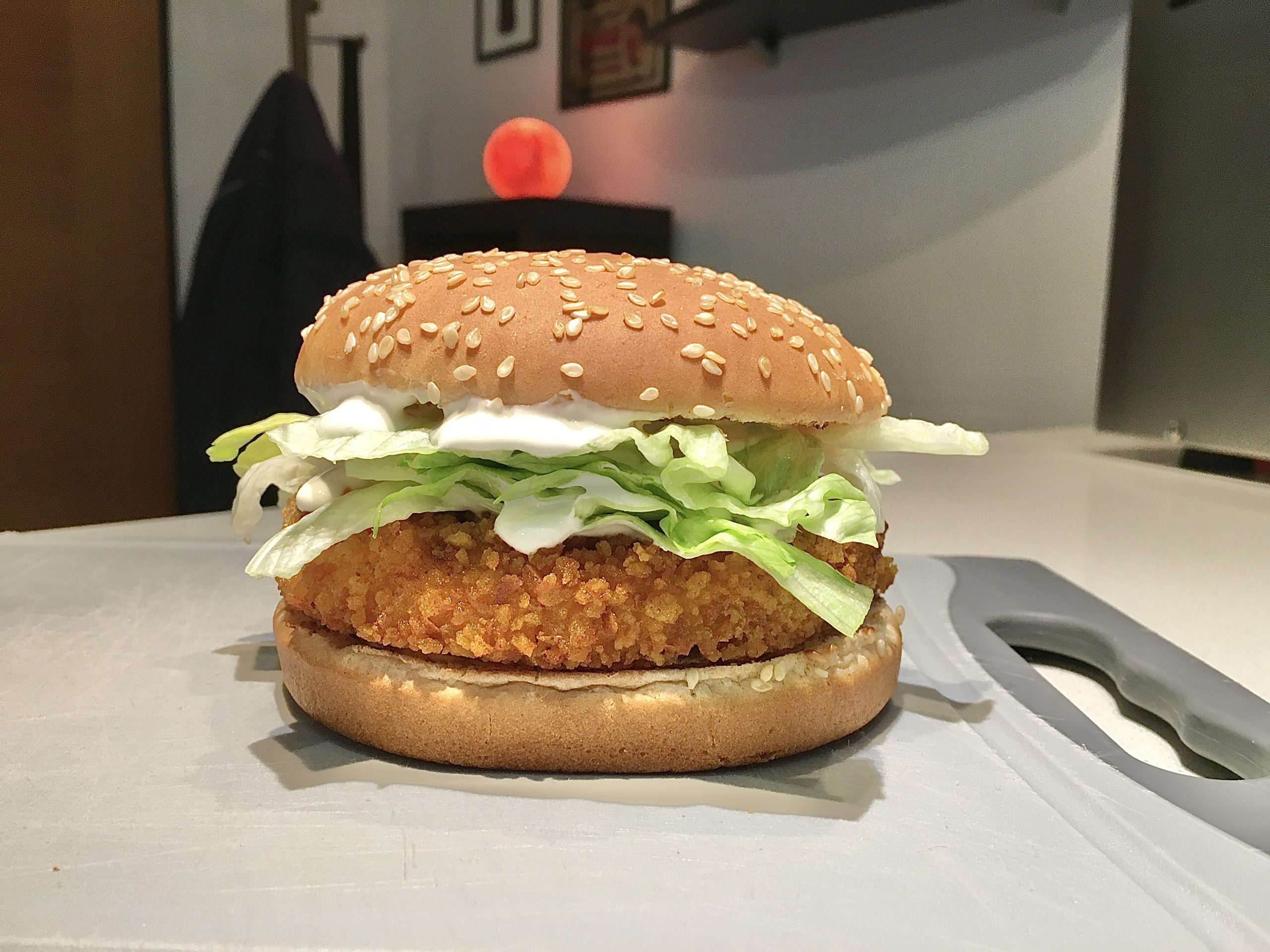 Hamburger di pollo fritto croccante – Carne Genuina
