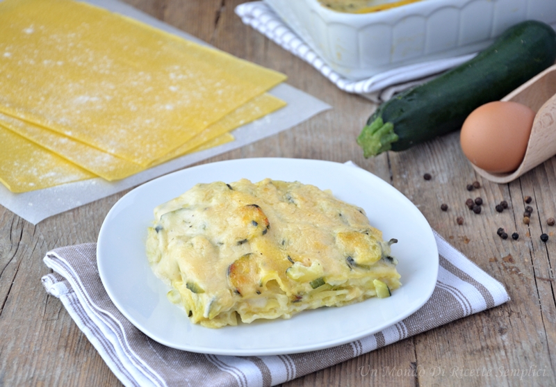 lasagne con zucchine