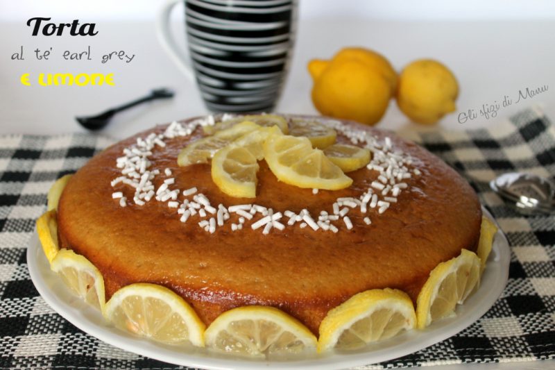 Torta al tè earl grey e limone