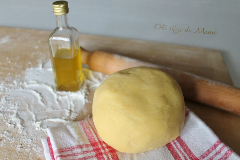 Pasta brisé con olio extravergine di oliva