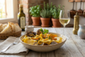 Un raggio di sole nel piatto: Paccheri con fiori di zucca, zafferano e vongole