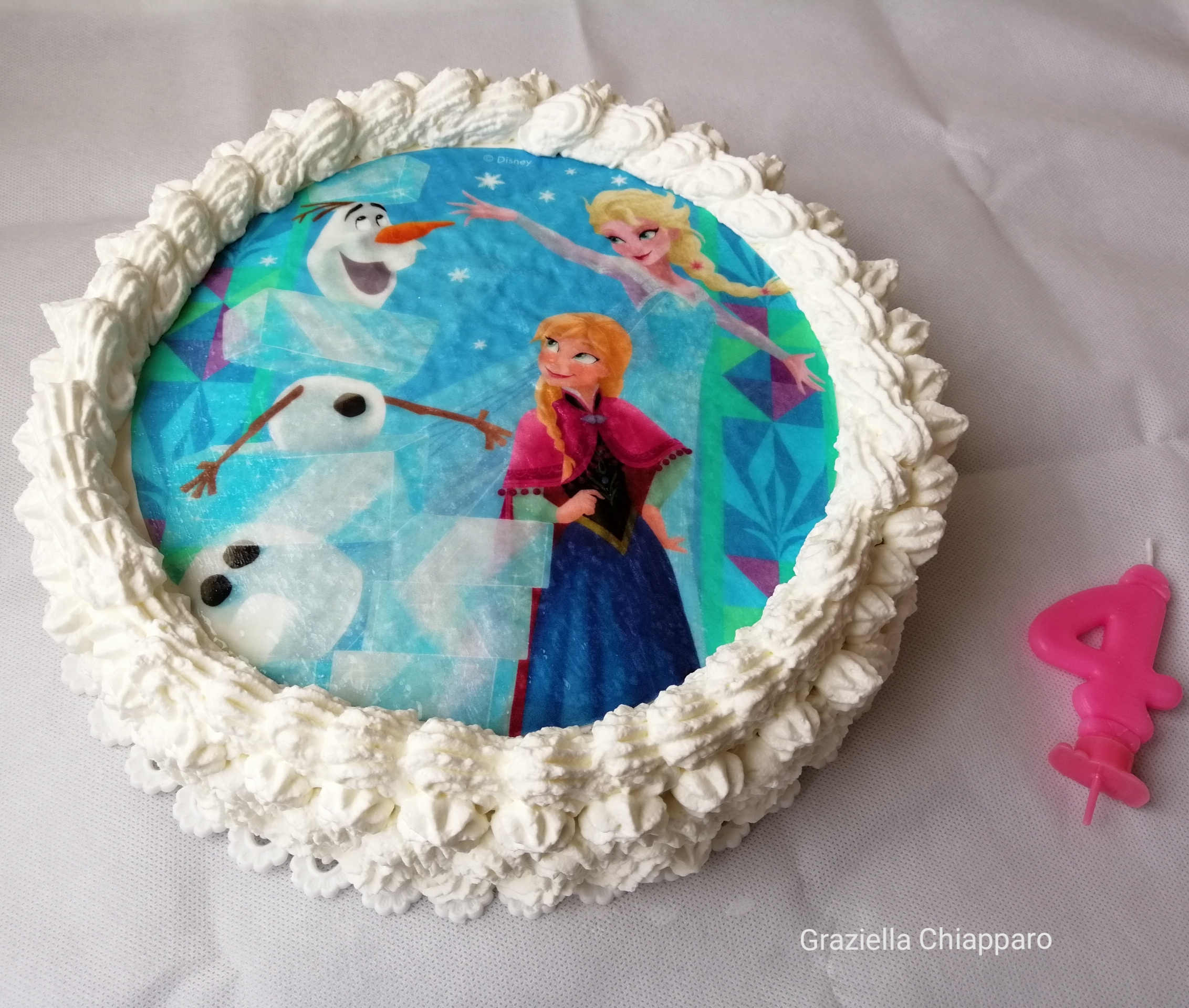Come decorare una torta con una foto personalizzata - Le ricette di  Graziella Chiapparo