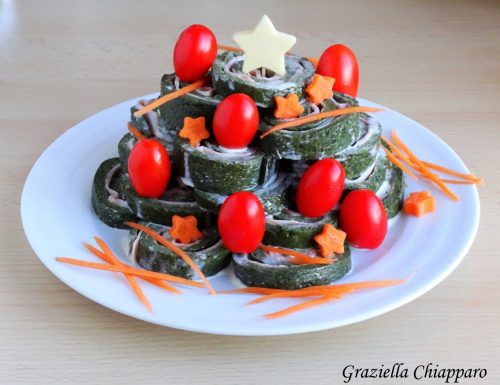 Girelle di frittata con verdura al forno | Idee per pranzo di Natale