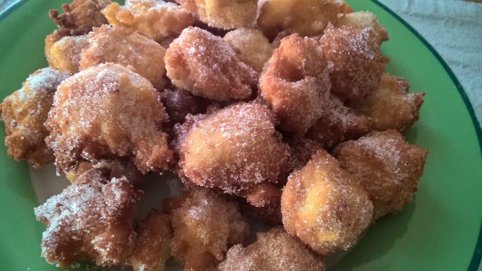 FRITTELLE CON RICOTTA E ARANCIA