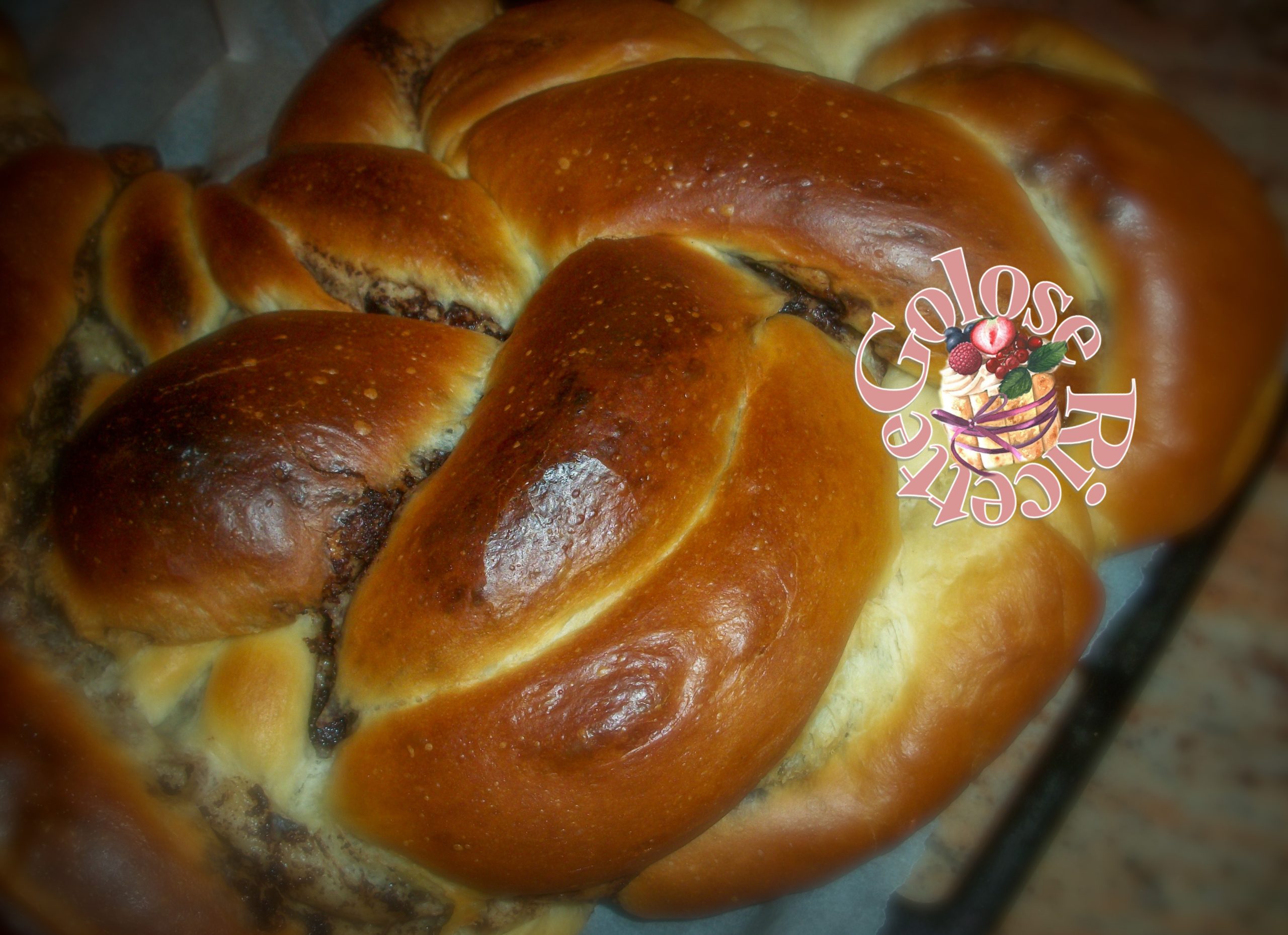 treccia pan di latte con nutella