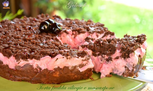 Torta fredda ciliegie e mascarpone, ricetta golosissima
