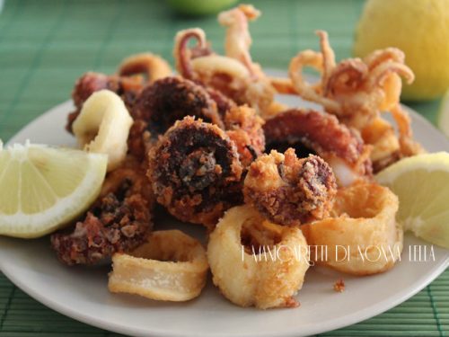 Polpo e calamari fritti
