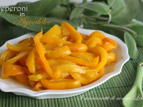 Peperoni in agrodolce