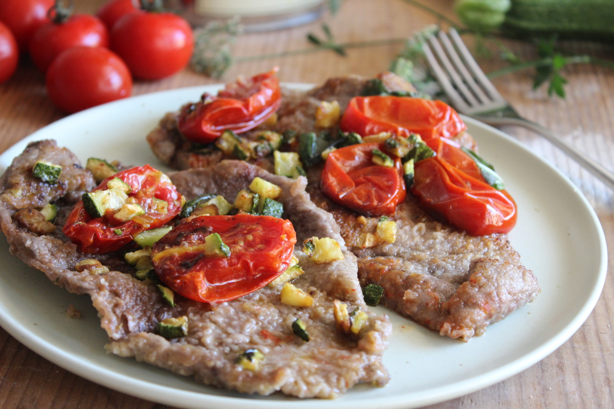 Scaloppine di vitello estive