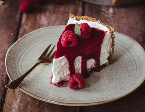 Cheesecake fragole e lamponi senza cottura