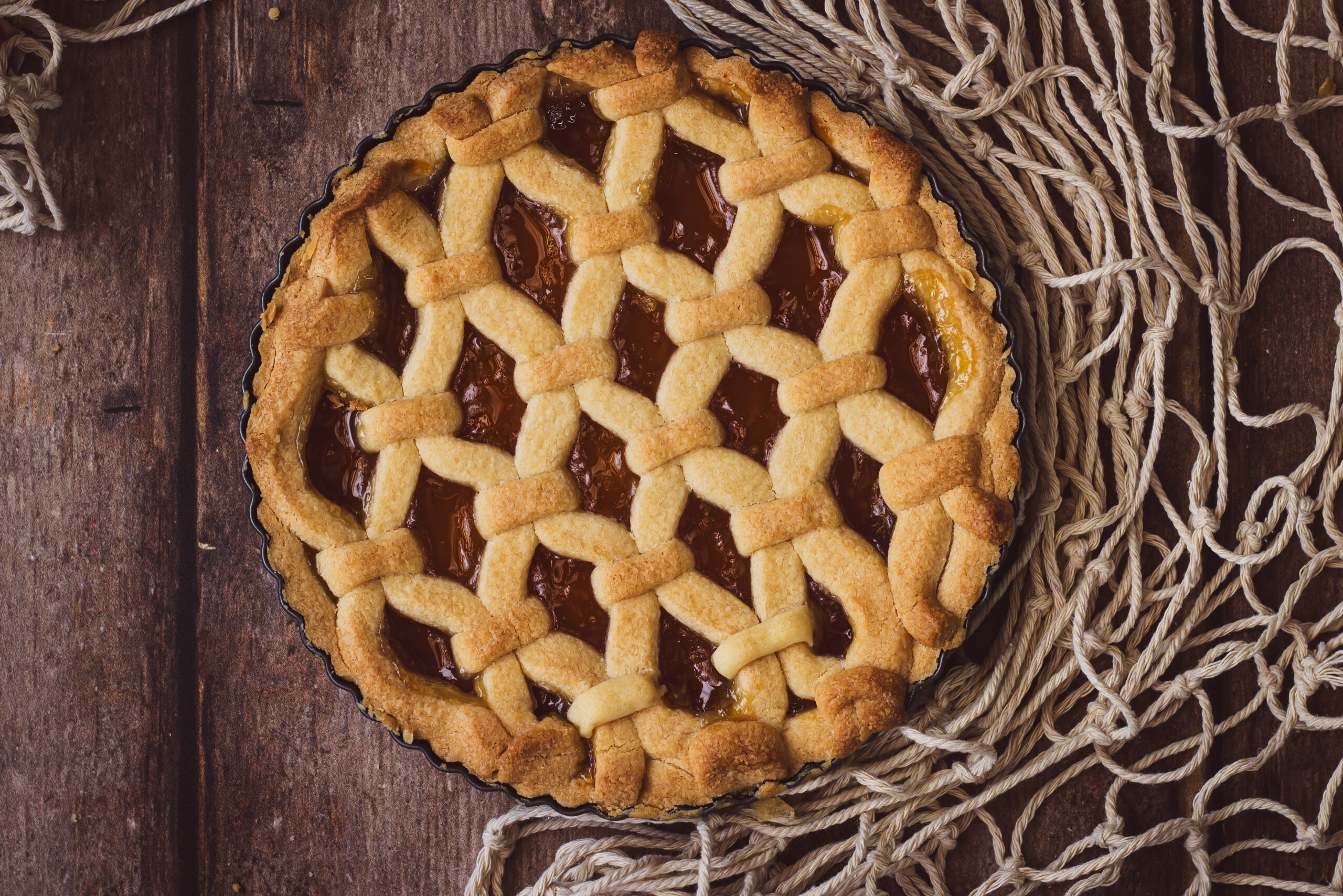 crostata macramè