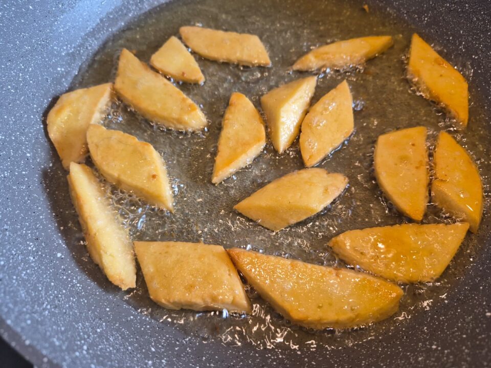 La Panissa Ligure fritta o in friggitrice ad aria