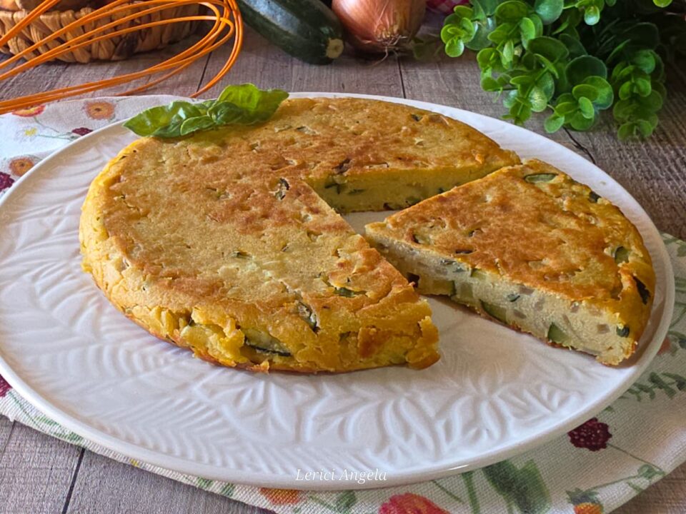 Frittata di zucchine la ricetta senza uova Padella Forno o Friggitrice