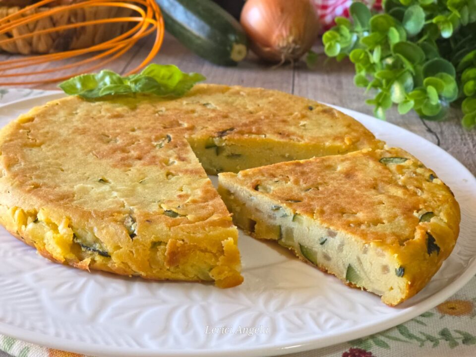 Frittata di zucchine la ricetta senza uova Padella Forno o Friggitrice