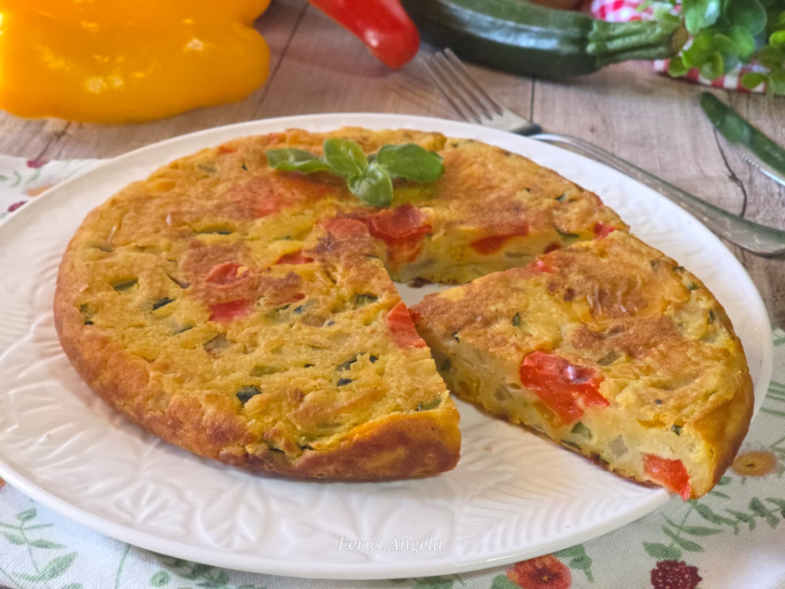 Frittata di verdure la ricetta senza uova Padella Forno o Friggitrice ...
