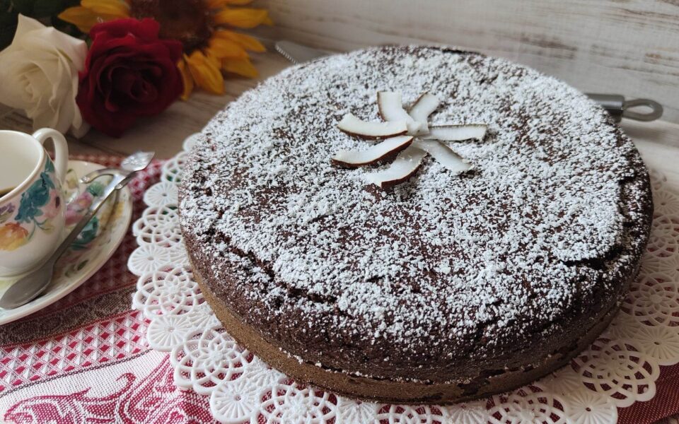 Torta cocco e cioccolato