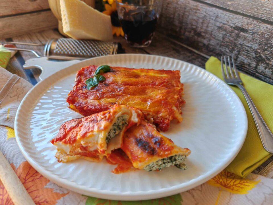 Cannelloni ricotta e spinaci