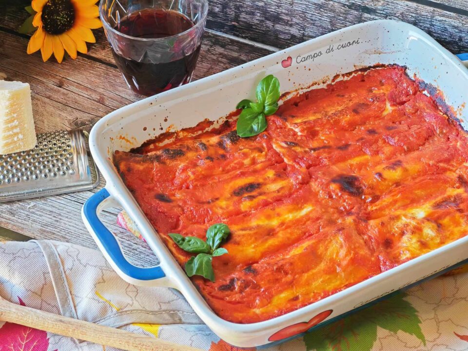 Cannelloni ricotta e spinaci