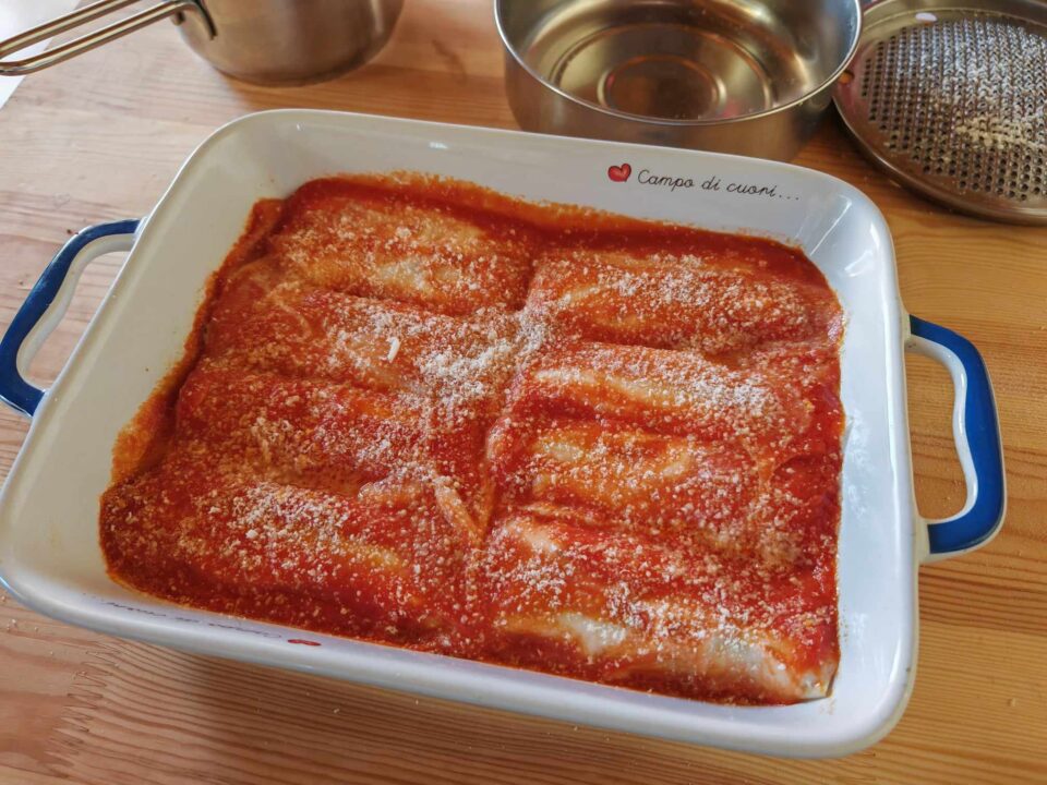 Cannelloni ricotta e spinaci