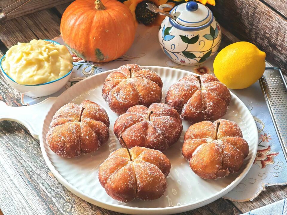 Bomboloni farciti di Halloween