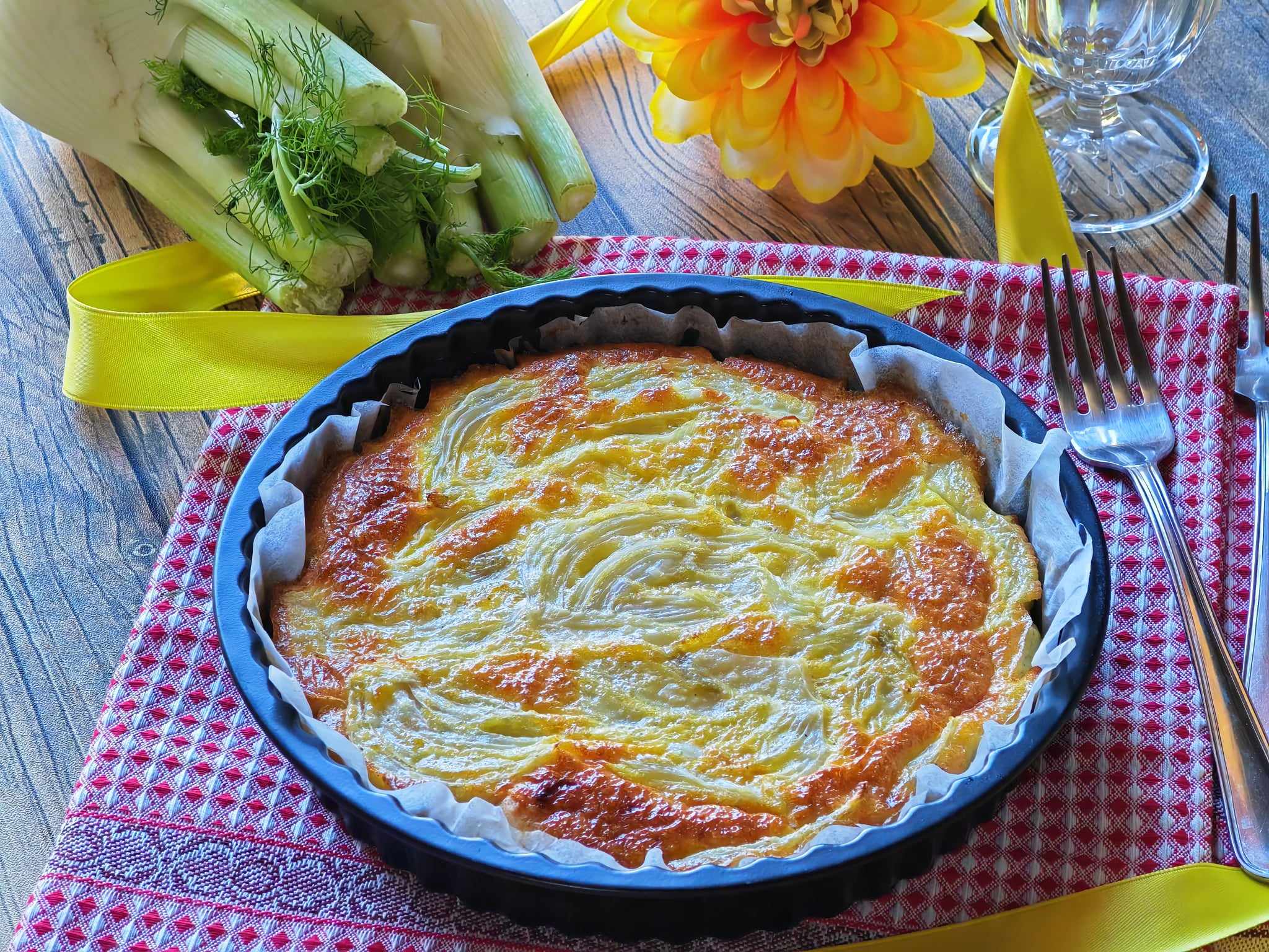 Frittata di finocchi al forno - Gusto Amore e Fantasie di Angie