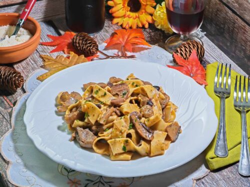 Pappardelle ai funghi