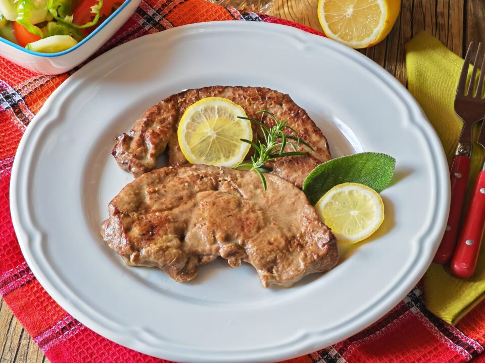Scaloppina di fegato alla salvia