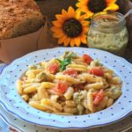 Pasta con pesto di melanzane