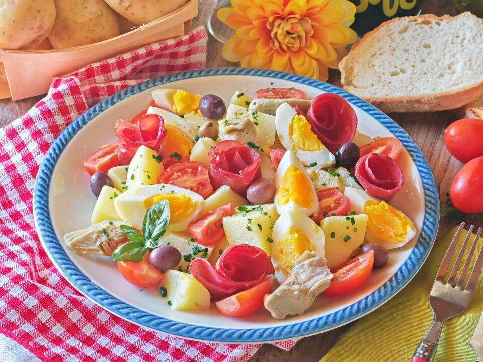 Insalata fredda di patate e bresaola
