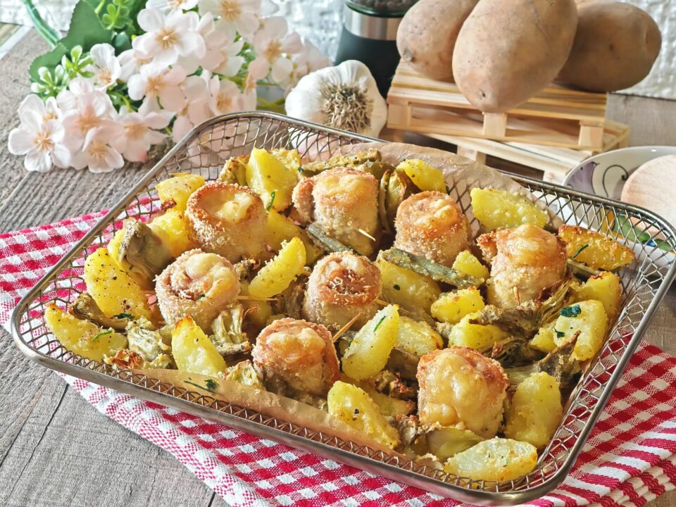 Involtini di pollo con patate