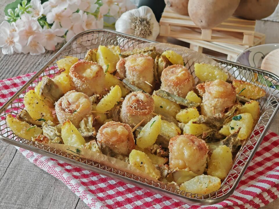 Involtini di pollo con patate
