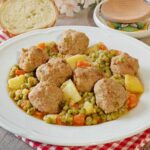 Polpette con Piselli e Patate