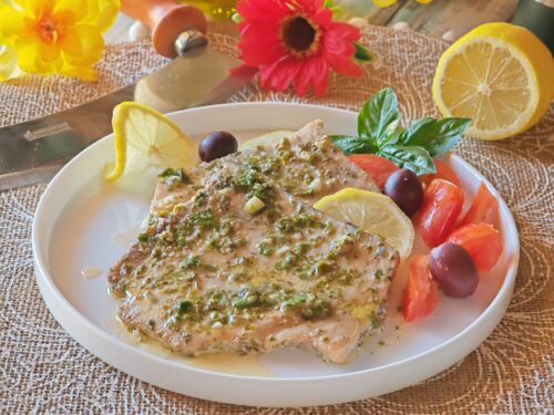 Pesce spada al salmoriglio